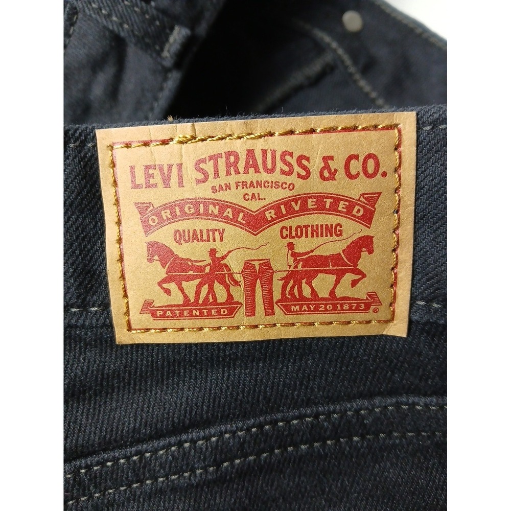 Levis Superlow Bootcut Jeans 26 Women 28x31 Black Levi's Boot Cut New NEW - Picture 14 of 15